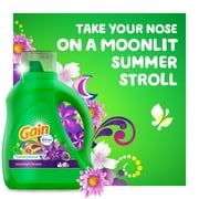 Gain + Aroma Boost Liquid Laundry Detergent, Moonlight Breeze Scent, 64 Loads, 92 fl oz
