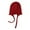 Wine, variant on ZQUUVOU Winter Hats For Women Cute Beanie Warm Fluffy Hat Colorful Kawaii Ear Protection Tie Pullover Hat Ear Protection Strap Soft Wool Knitted Hat Khaki