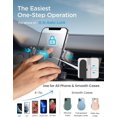 thumbnail image 4 of [2022 Upgrade Auto Locking] Phone Holder For Car With Hook Clip Air Vent Car Mount Universal Mobile Phone Mount Car Accessories Compatible With Iphone, 4 of 5