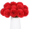 thumbnail image 1 of Crisantemos artificiales Rowfad Silk Red (12), 1 of 9