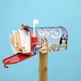 thumbnail image 4 of Lsque Bluey Mailbox Cover Standard Size ,Magnetic Mailbox Covers Post Wraps Letter Box Cover -25.5x21 in, 4 of 9