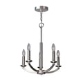 thumbnail image 3 of Woodbridge Lighting Lola 16.5" 5-Light Metal Chandelier in Metallic Bronze, 3 of 4