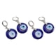 thumbnail image 1 of Aretes De Ojo Azul, Material De Aleaciones De Vidrio Aretes De Resina De Vidrio Azul Resistente Al Desgaste Hermoso Práctico 2 Pares Para La Colocación Diaria Para Regalos ANGGREK Otros, 1 of 8
