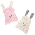 thumbnail image 5 of KAKOWELY 2pcs Rabbit Pattern Hair Drying Hats Absorbent Hair Drying Towels Bathing Hats,12.6X"X7.48"X1.18", 5 of 5