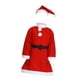thumbnail image 5 of Disfraz de Papá Noel para niños con sombrero, disfraz de vacaciones, disfraces de Navidad para niños, traje de Navidad para de año Nuevo , Niña de 4 Niña de 4 a 6 años, 5 of 9