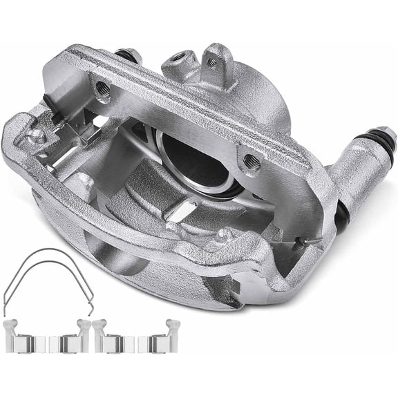 A-Premium Disc Brake Caliper Assembly with Bracket Compatible with Select Toyota Models - Pickup 1989-1992 3.0L - Front Left Driver Side
