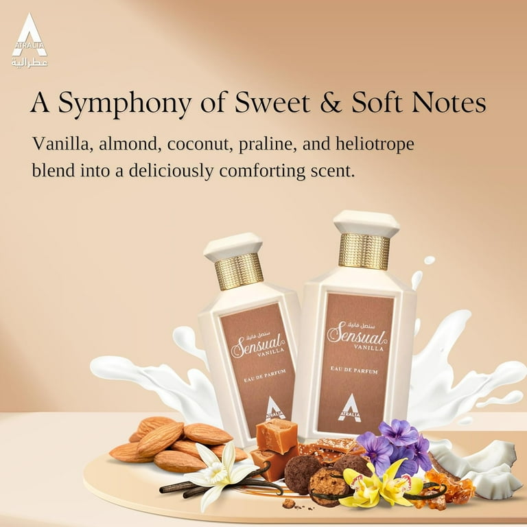 ATRALIA, Eau De Parfum Spray, 100ML, Unisex Sensual Vanilla
