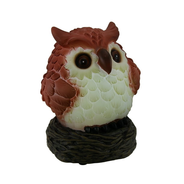 Zeckos Glow Anywhere Owl Led Lighted Indoor Outdoor Night Light - Better Homes And Gardens Bronze Resin Owl Night Lamp Zeckos Glow Anywhere Owl Led Lighted Indoor Outdoor Night Light - Better Homes And Gardens Bronze Resin Owl Night Lamp