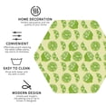thumbnail image 4 of Pofeuu Various Lemons Print Leather Coasters Set of 6, Round Cups Mugs Mat Pad for Home Kitchen Heat Resistant Drink Coasters,Hexagon, 4 of 7