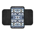 thumbnail image 2 of Yuyamidu Aztec Western Geometric Car Armrest Pad Cover Center Console Cover with Storage Pockets Blue Auto Console Covers Accessories Fit SUV Sedan Truck, 2 of 7
