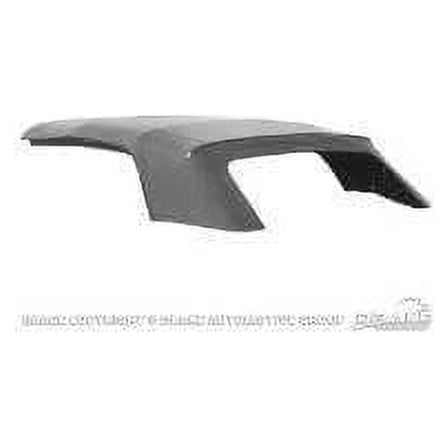 Scott Drake C5ZZ-7652700-PW 1965-1966 Convertible Top With Plastic Curtain,White