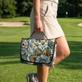 thumbnail image 4 of Yuyamidu Butterfly Golf Cart Seat Covers for 2-Person Seats, Boho Flowers Golf Cart Seat Covers Soft Golf Cart Seat Towel Blanket with 4 Front Pockets for All Season, 4 of 8