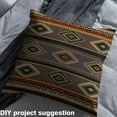 thumbnail image 2 of jejeloiu Exotic Aztec Geometric Fabric by the Yard 10 Yards,Retro Boho Geometric Room Decor Fabric by the Yard,Brown Bohemian Geometric Sewing Fabric,Breathable Home Decor, 2 of 6