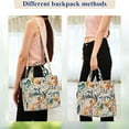 thumbnail image 4 of FORMRS Womens Corduroy Tote Bag Crossbody Shoulder Handbag with Pocket, Whimsical Leaves, 4 of 7