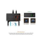 Icy Dock MB931U1VBR1 EZ-Adapter Ex USB-C/A Gen 2 U.2 NVMe SSD Enclosure