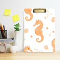 thumbnail image 2 of FORMRS Acrylic Clipboard with Low Profile Clip Standard A4 Letter Size, 12.5" x 9", White Seahorse, 2 of 8