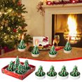 thumbnail image 2 of Hot Sale！4Pcs Christmas Candles,White Tea Lights Candles,Santa Claus Christmas Tree Snowman Elk Pinecone House Candles Gifts for Christmas Decor Home Decor Party Bedroom Room Table Decorations, 2 of 6