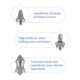 thumbnail image 3 of Eigraketly Extractor de tornillos dañados, 4 Uds. De Material, juego de guías de broca, velocidad rota, fácil de quitar, Perno, perno a rayas, Artesanía, 3 of 6