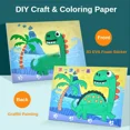 thumbnail image 2 of 3D EVA Foam Sticker Puzzle DIY Animal Craft Toys For Kids Rainbow Paper Educational Drawing Game 10Pcs, 2 of 6