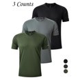 thumbnail image 1 of Col Rond Respirant Séchage Rapide Couleur Unie pour Hommes, 1 of 5