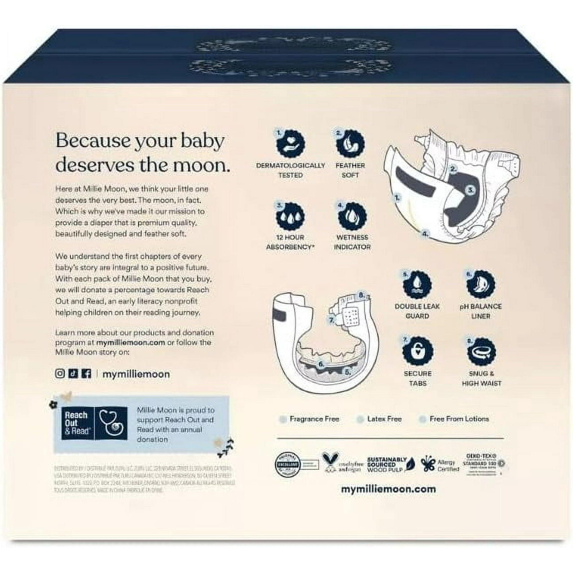 Luxury Diapers, Size 6, 50 Count