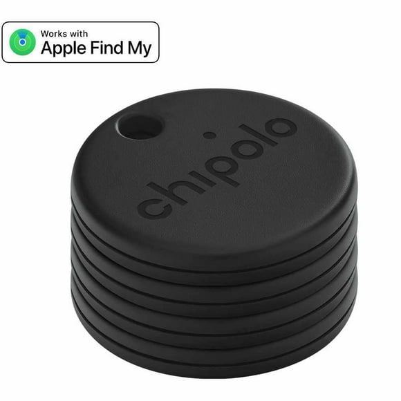 Chipolo One Spot 4 pack - Item Finder, Bluetooth Tracker, GPS Wireless Technology (Works with Find My) - Almost Black
