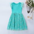 thumbnail image 2 of Bellafa Toddler Girl Tulle Dress Summer Ruffle Sleeveless Baby Girl Casual Dresses 3-8Y Princess Tutu Sundress, 2 of 6