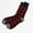 Checkered Red, variant on Men's Thick Winter Mid Calf Socks - Reinforced Heel & Toe, Navy / Heather Navy