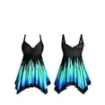 thumbnail image 4 of Traje de baño tankini elástico de nailon con estampado de talla grande para mujer, 4 of 4