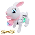 thumbnail image 3 of Jumping Interactive Toy with Music And Light Effects - Strong Interactivity, Battery-Powered Bouncing Rabbit for Kids, Includes 1-Pack, 3 of 9