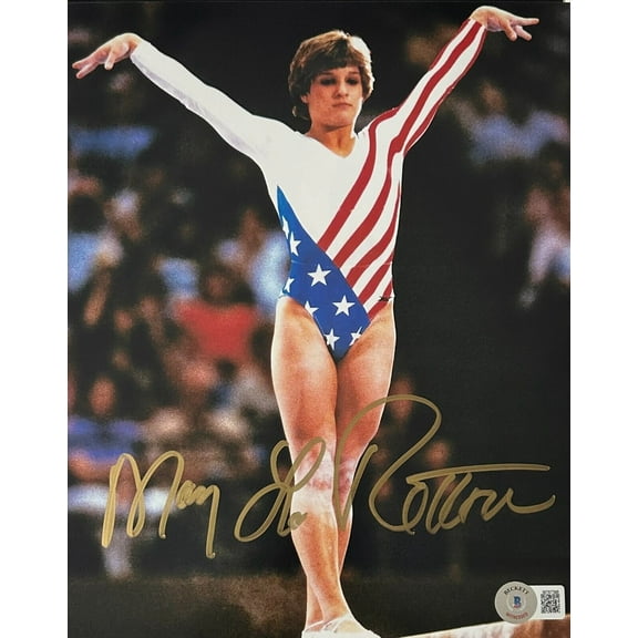 Mary Lou Retton Signed Autographed 8x10 Photo Beckett Authenticated #1 Gold