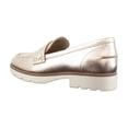 thumbnail image 3 of Vionic Cleo Loafer Women's Loafers & Slip-Ons Bronze Metallic Leather Size 7 M, 3 of 8