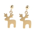 thumbnail image 1 of Gold Color Alloy cuelga los pendientes navideños Girls, 1 of 7