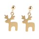 thumbnail image 1 of Aleación De Color Dorado Punk Cute Elk Cuelga Los Pendientes De Navidad Elegant Lady Girls, 1 of 7