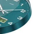 thumbnail image 2 of Reloj de pared TIMESS de 10 esferas, silencioso, sin tictac, con calendario perpetuo, 2 of 5