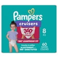 thumbnail image 3 of Couches Pampers Cruisers 360°, taille 8, 60 unités, 3 of 23