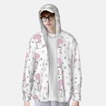 thumbnail image 2 of Balery Cute Poodle Dog Sudadera ligera de manga larga con capucha y protección solar UPF 50+ para hombre y mujer, ideal para pesca y running-Small, 2 of 7