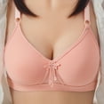 thumbnail image 2 of Full Figure Bras for Women Compression Push up T-shirt Bras Ladies Elder Full Coverage Comfy Lightweight Underwire Underwear, 2 of 7