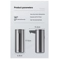 thumbnail image 2 of Intelligent Automatic Sensing Stainless Steel Soap Dispenser for Washing,Contactless for Home Kitchen Wall Mounted, 2 of 8