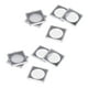 thumbnail image 5 of 10 piezas de portamonedas de acrílico transparente resistente al desgaste y al medio ambiente, estuche cuadrado para monedas para colección de monedas, 5 of 15