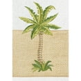 thumbnail image 2 of Authentic Hotel and Spa  Turkish Cotton Palm Tree Embroidered White Bath Towel, 2 of 2