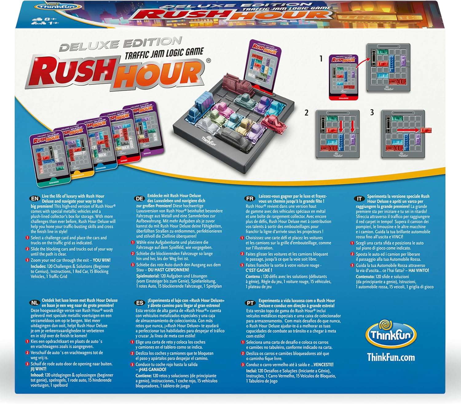 ThinkFun Rush Hour Game (Deluxe Edition) - Walmart Business Supplies