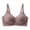 🔥 Coffee, variant on No Underwire Plus sizw No Underwire Bras for Women Plus-Size Wireless Support Bra Solid Color Full-Cup Soft Jelly Band Minimizer No-Wire Breathable Comfort Underwear Everyday Lingerie for