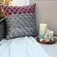 thumbnail image 6 of Cushion Covers, Throw Pillows For Couch, Decorative Pillow Covers 18x18 inch (45x45 cm) Grey, Silk Throw Pillow Covers, Handmade Pillow Covers, Modern, Ombre Pattern - Cranberry Space, 6 of 12
