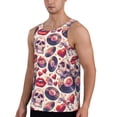 thumbnail image 2 of Logiee record rock Skull lips Print Men's Workout Tank Top,Quick Dry Workout Tank Top,Gym Muscle Tee,Fitness Bodybuilding Sleeveless T Shirt-Medium, 2 of 7