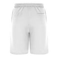 thumbnail image 4 of Wyobmus Men's Running Shorts Elastic Waist Loose Fit Knee Length Sweatpants Casual Lightweight Drawstring Hiking Joggers Shorts White, 4 of 6