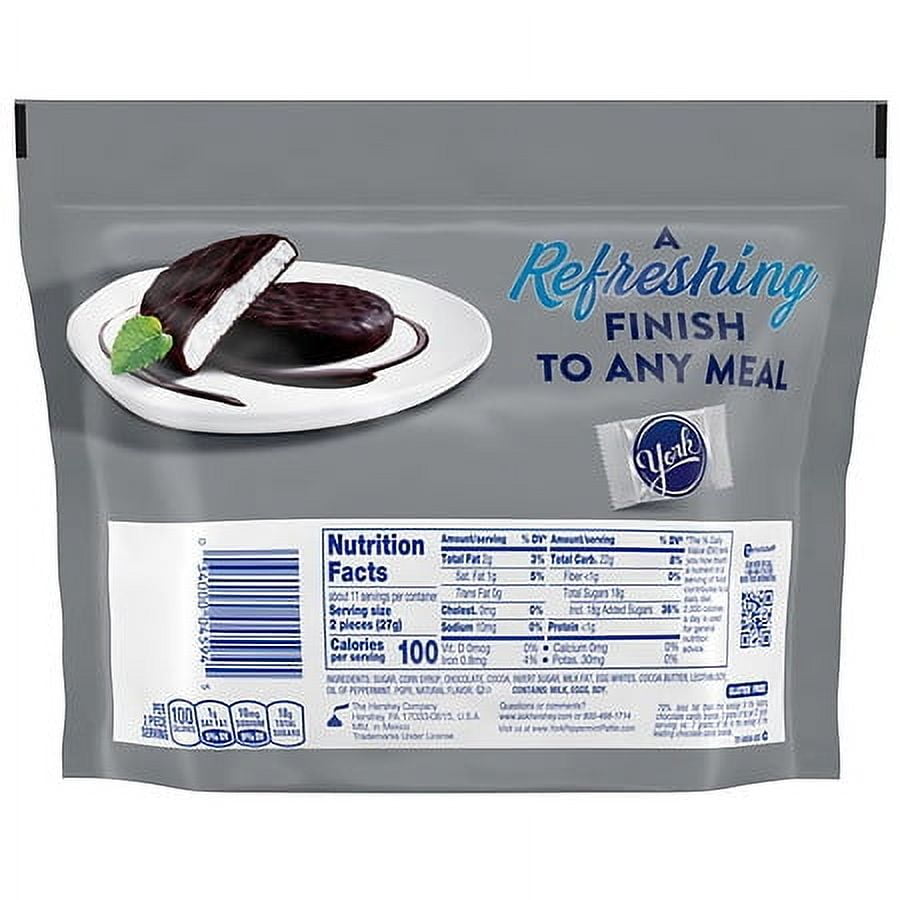 2 Pack - York Peppermint Patties Dark Chocolate Covered Pack 10.1 oz Package May Vary