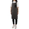 thumbnail image 4 of Delantal de chef unisex gris con bolsillos prácticos para aventuras culinarias, 4 of 8