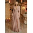thumbnail image 5 of Formal Dress Shops Inc Juniors Womens Stretchy Formal Evening Gown, 5 of 10