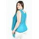 thumbnail image 3 of Blusa sin manga estilo chaleco Roman Fashion / Tallas Extras, 4053 (Azul claro) azul 42, 3 of 5